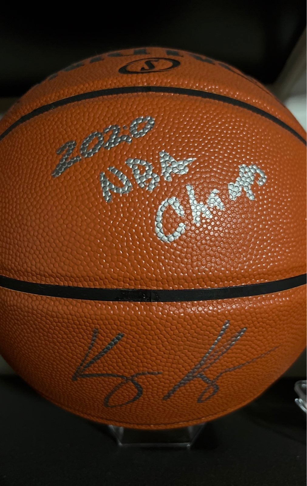 Kyle Kuzma Signed / Autographed Spalding basketball w/ Inscription PSA COA