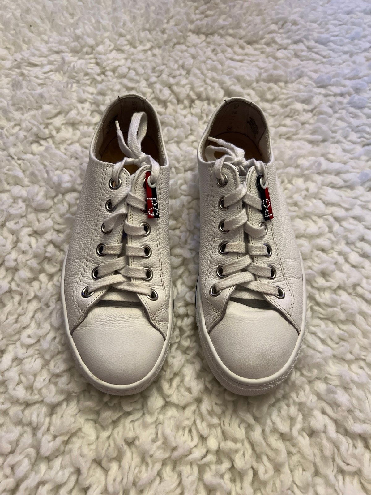 PAUL GREEN CARLY SPORT WHITE SNEAKER SIZE 5.5 / US 8