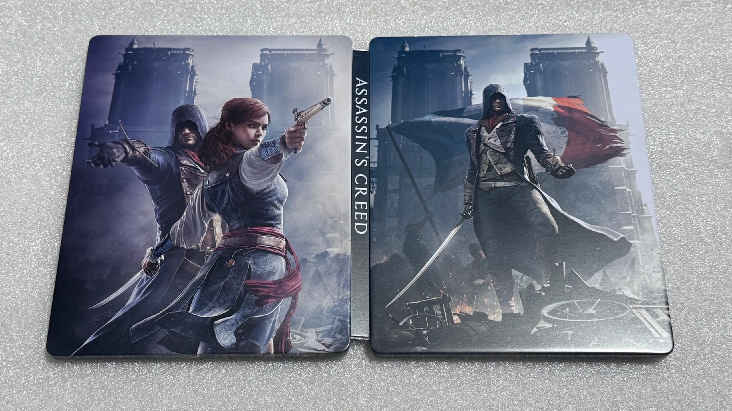Assassin's Creed Unity Custom made Steelbook Case PS4/PS5/Xbox (No Game) New