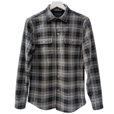 Linksoul Jacket Mens S Plaid Shacket Thick Snap Buttons Down Front Collared