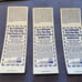 Denver Broncos vs Jacksonville Jaguars Football ticket Dec 3 1995 Qty 3