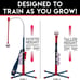 Grow-with-Me Kids Baseball Batting Tee + Stand Set for Youth