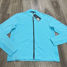 Greyson Siasconset Full Zip Jacket Performance Golf Light Blue Men’s Small NWT