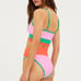 BEACH RIOT Emmy Bottom Coral Beach Colorblock, Size X-Large, 98