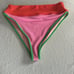 BEACH RIOT Emmy Bottom Coral Beach Colorblock, Size X-Large, 98