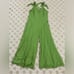 Free People Beach Alice One-Piece Jumpsuit In Green Size L Shoulder Tie Boho