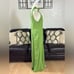 Free People Beach Alice One-Piece Jumpsuit In Green Size L Shoulder Tie Boho