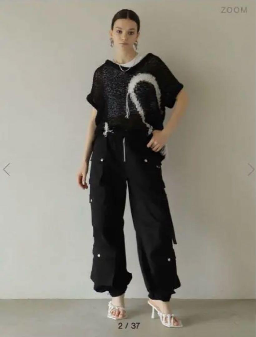 MELT THE LADY Low Waist Cargo Pants