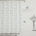Kate Spade Windy Floral Fabric Shower Curtain 72 x 72 NIP