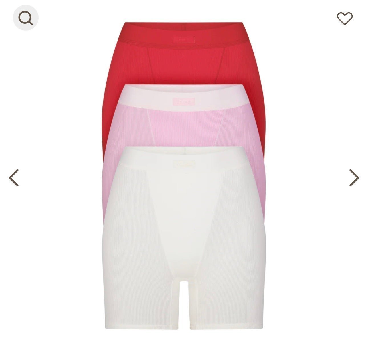 ✨BNWT Limited Edition Skims Cotton Rib Boxer 3-Pack