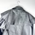 Marco Bassi Men's Size MD Black Designed in Italy Long Leather Coat