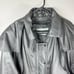Marco Bassi Men's Size MD Black Designed in Italy Long Leather Coat