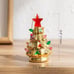 Set of 3 Mini 4.5 Inch Nostalgic LED Ceramic Christmas Tree with Lights