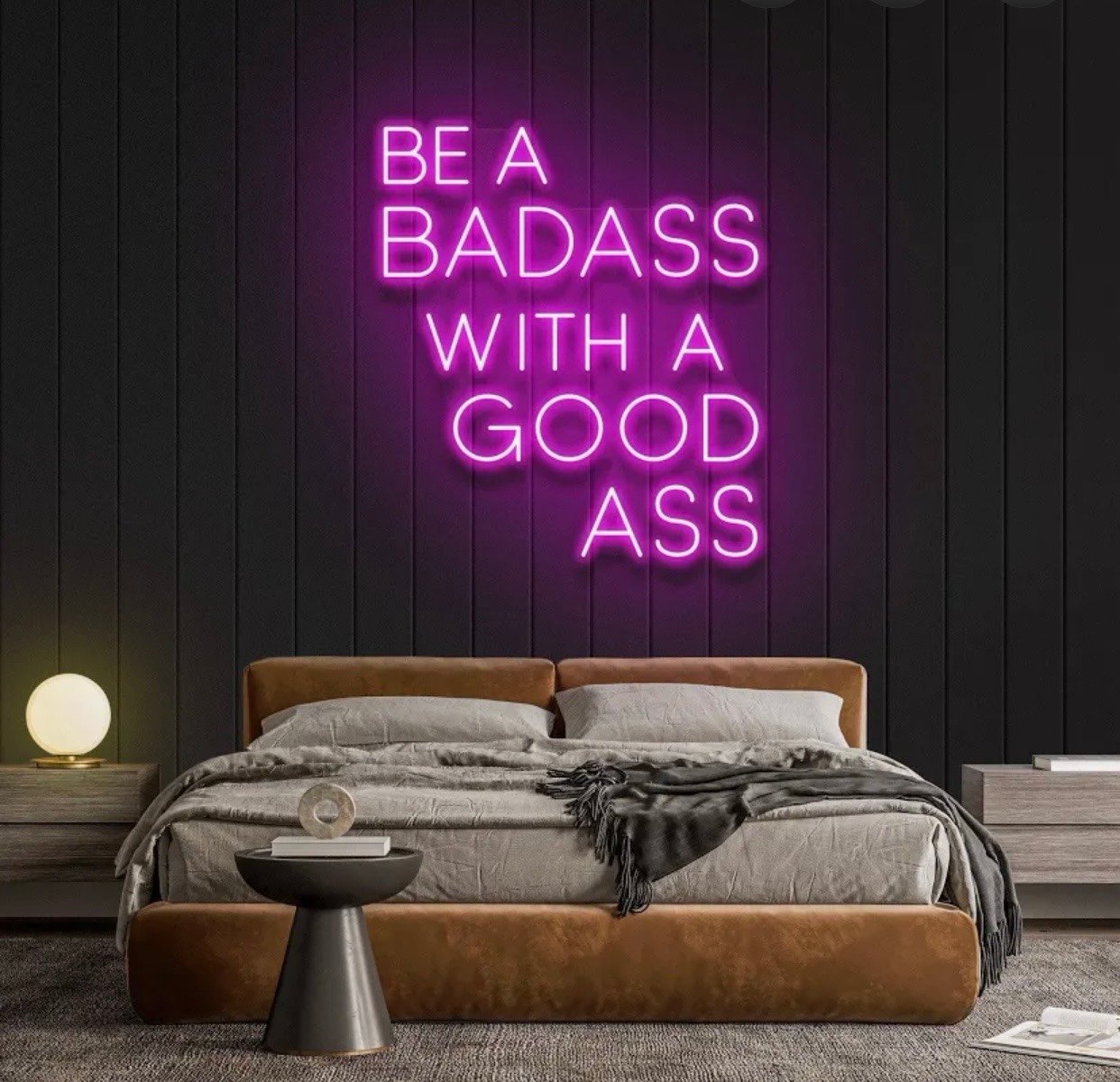 *NEW IN BOX* Hot Pink Neon Light - “Be A Bada** with a Good A**”