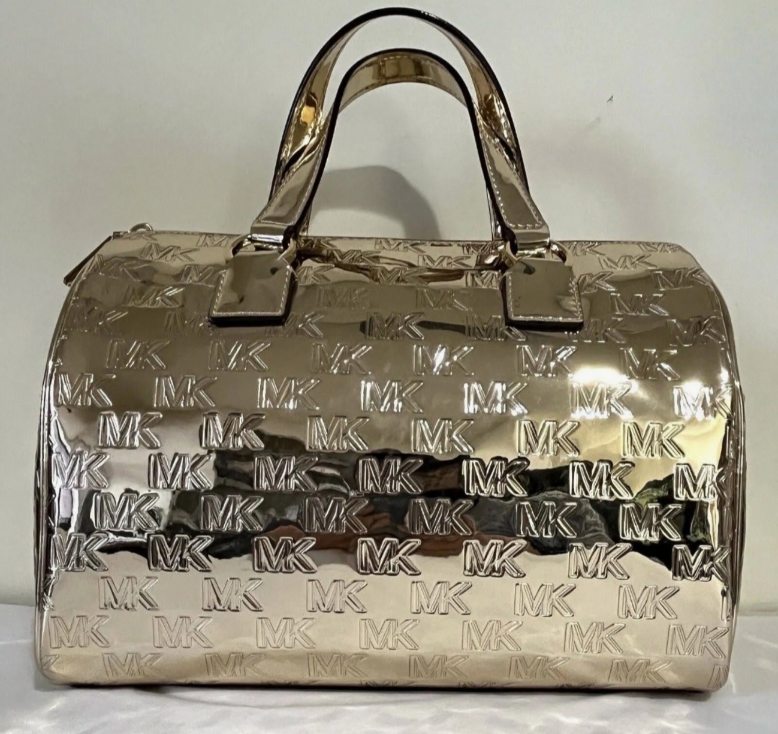 Michael Kors Gold Mason Embossed Women's Bag