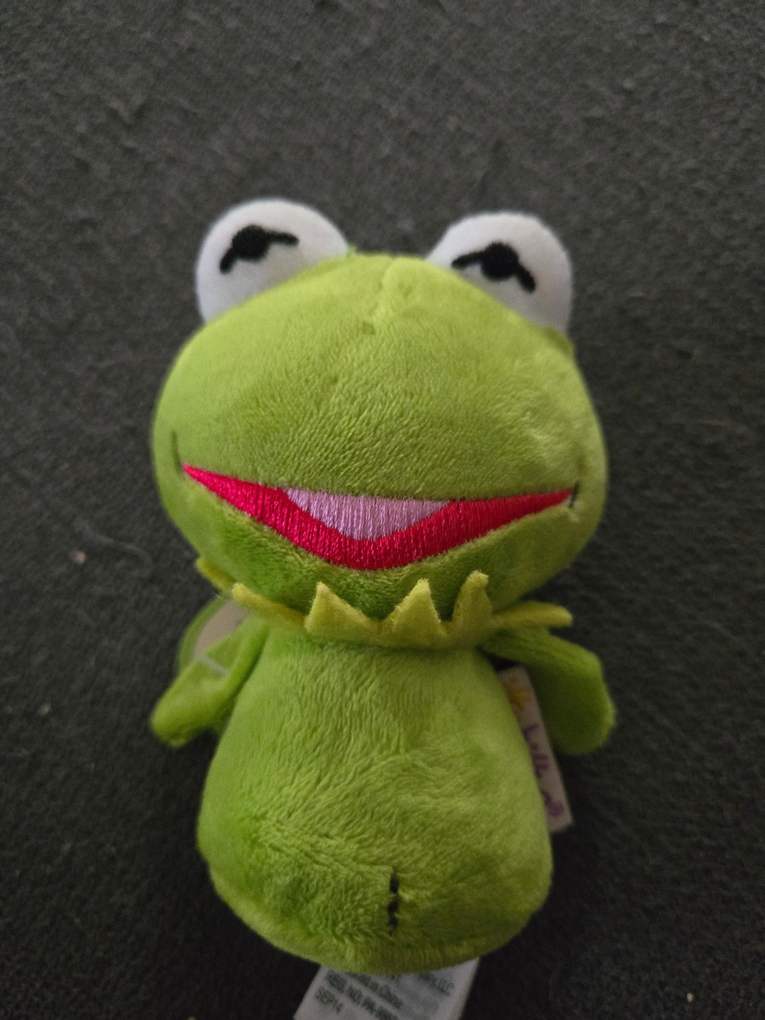 Muppets Kermit Itty Bitty Bean Bag Plush 4 inch Disney Authentic Hallmark 2014