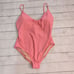 J. Crew pink one piece swimsuit size 12