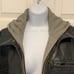 Guess faux leather jacket with hood