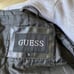 Guess faux leather jacket with hood