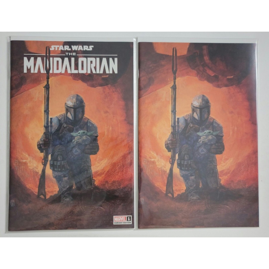 Star Wars Mandalorian #1 Alex Maleev Exclusive Trade/Virgin Variant