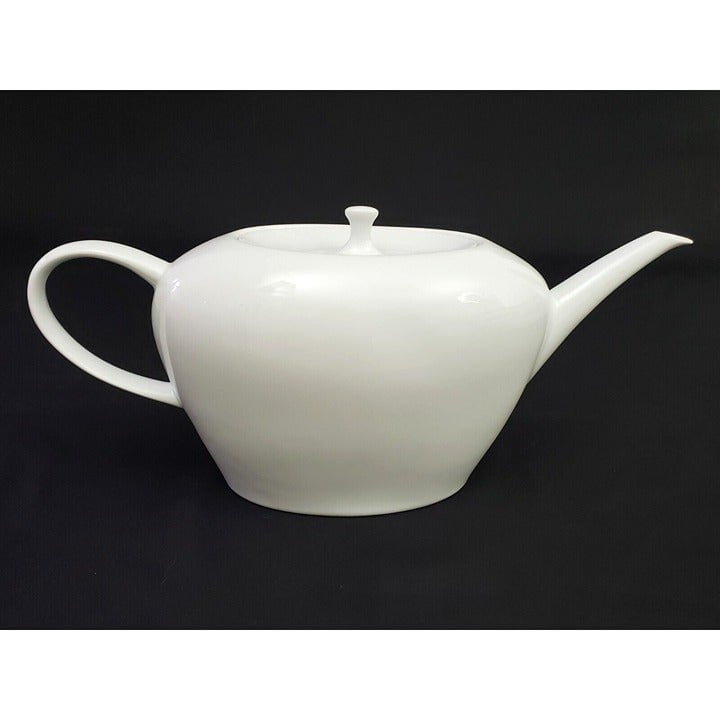 Vintage Portugal SPAL Porcelanas White Aladdin Jeanie Shaped Teapot__