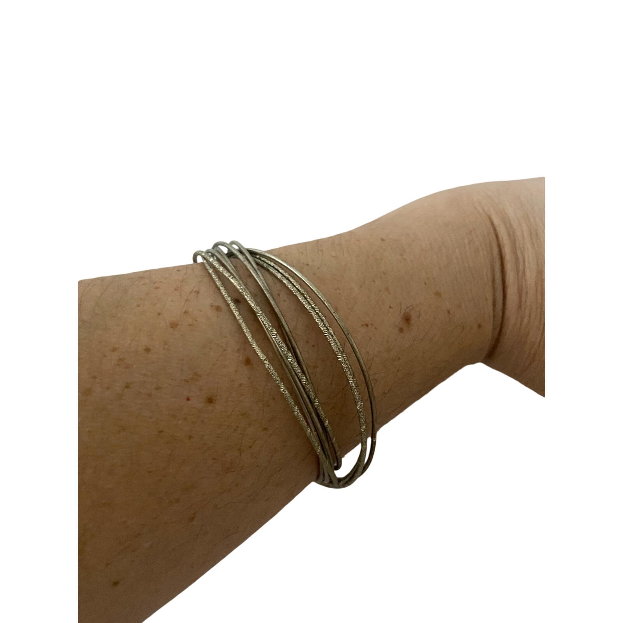 layered bangle bracelet