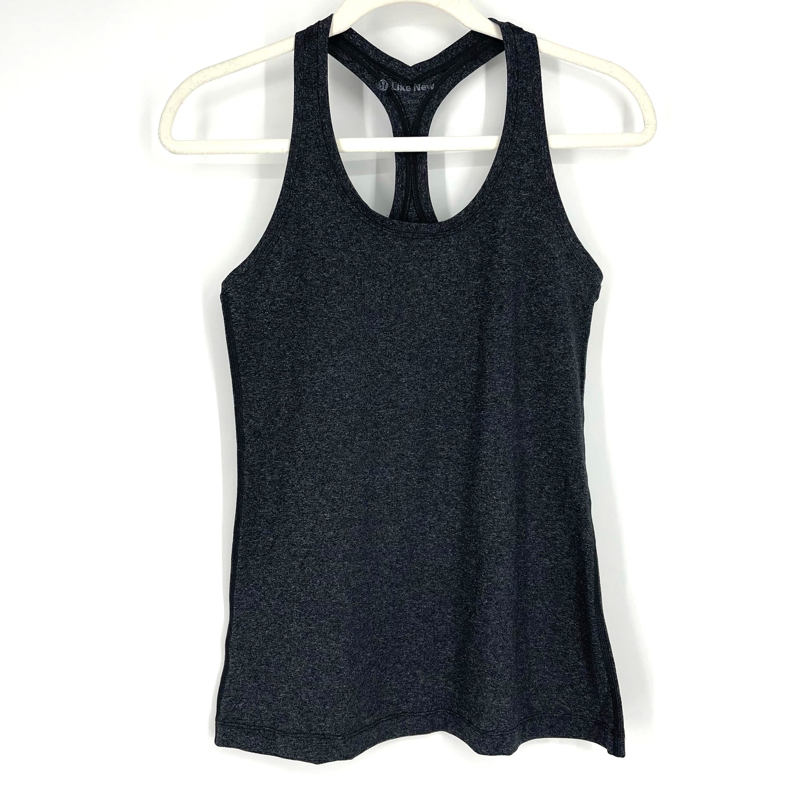 Lululemon Cool Racerback Tank in Heathered Gray Size Small