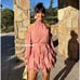 ZARA BLOGGER FAVE!!! Pink Balloon Sleeve Dress NWT