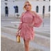 ZARA BLOGGER FAVE!!! Pink Balloon Sleeve Dress NWT