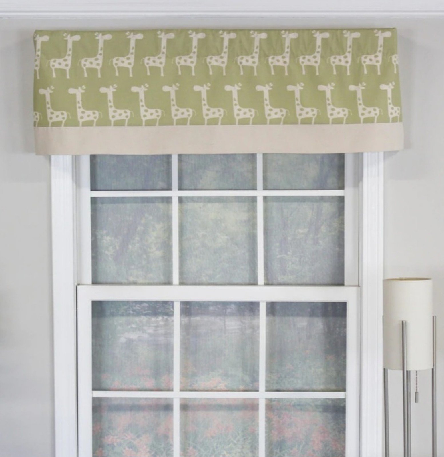 4 curtain Valances RLF HOME Giraffe