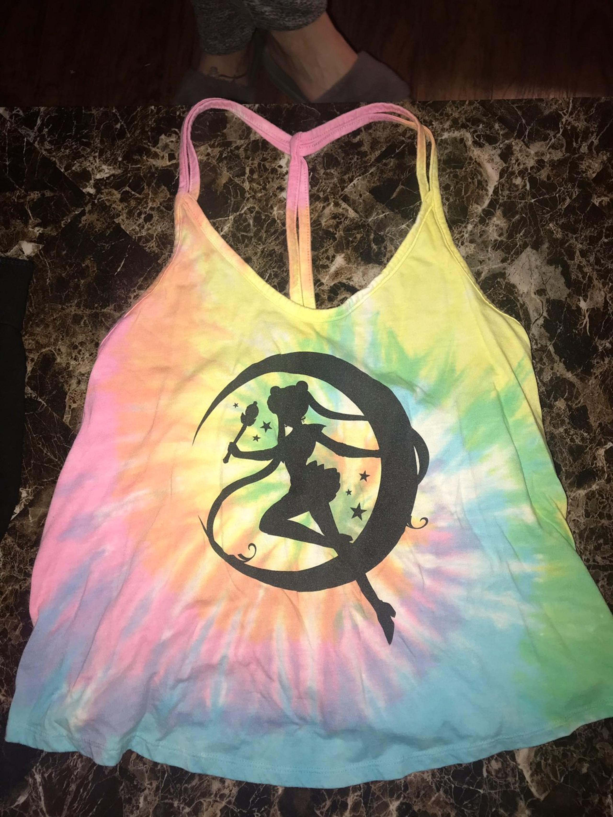 Sailor Moon Tie Dye Tank Top
