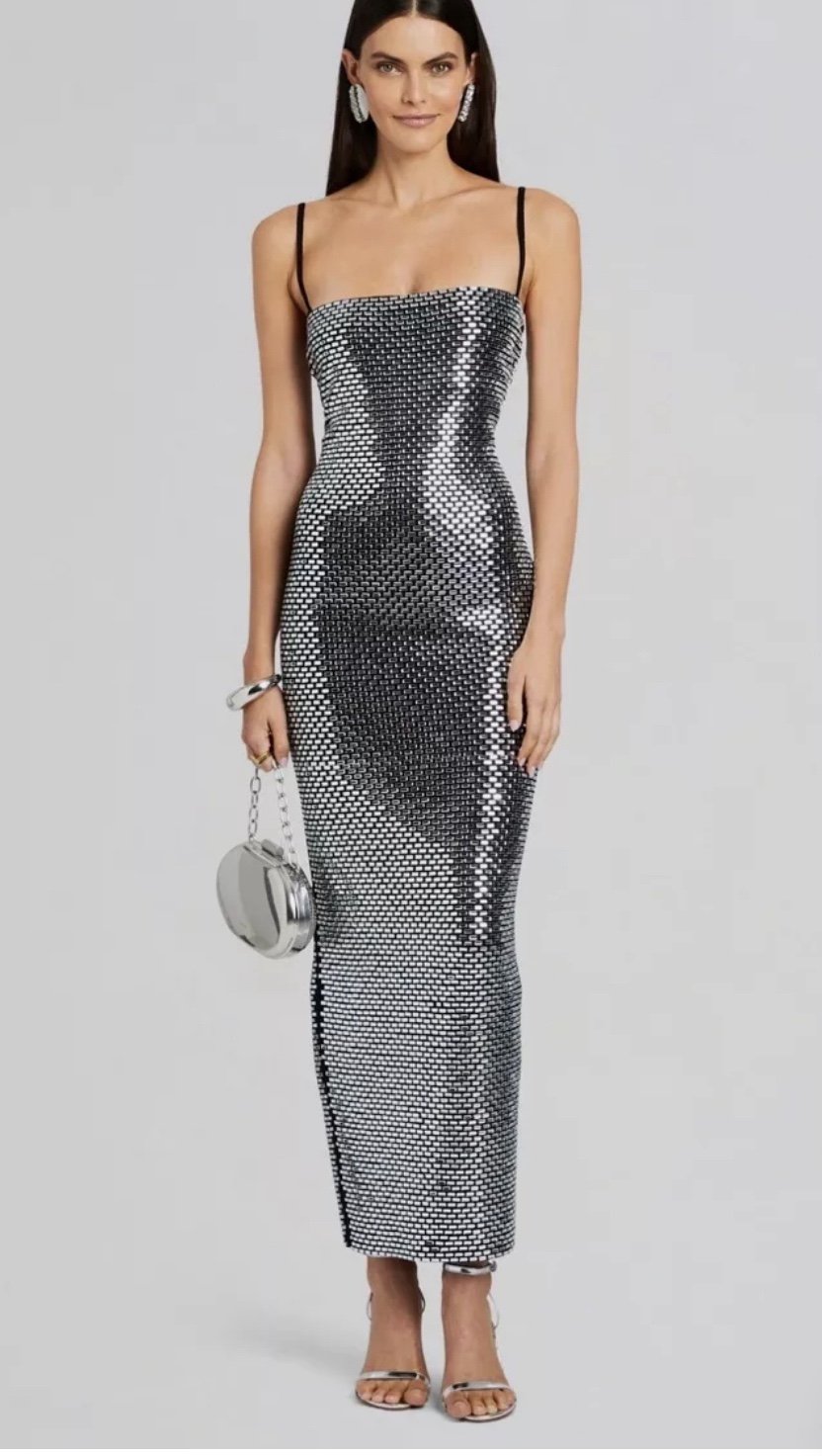 Retrofete Kyree Embellished Knit dress NWT XS