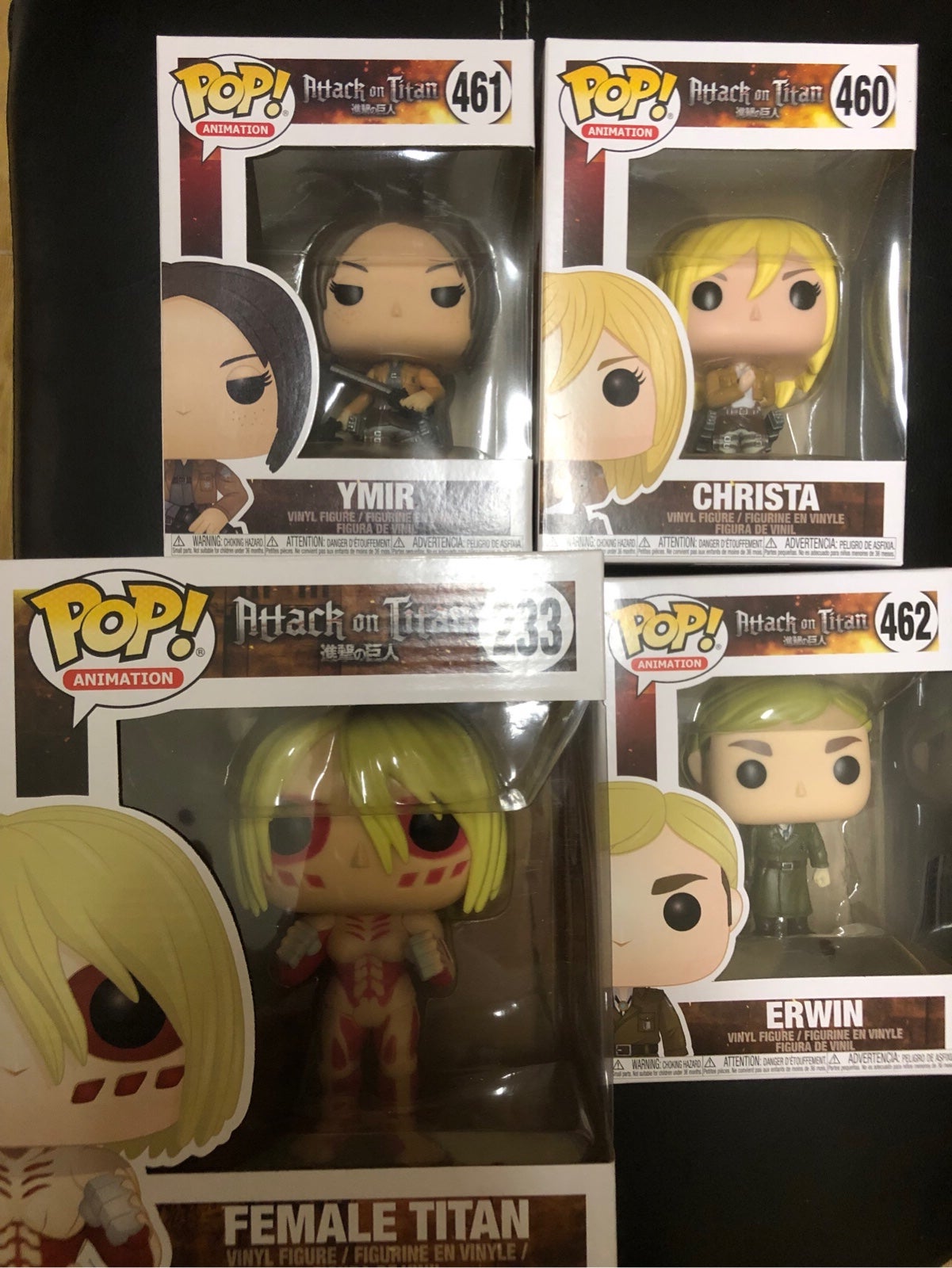 Attack on Titan Funko Pop Lot