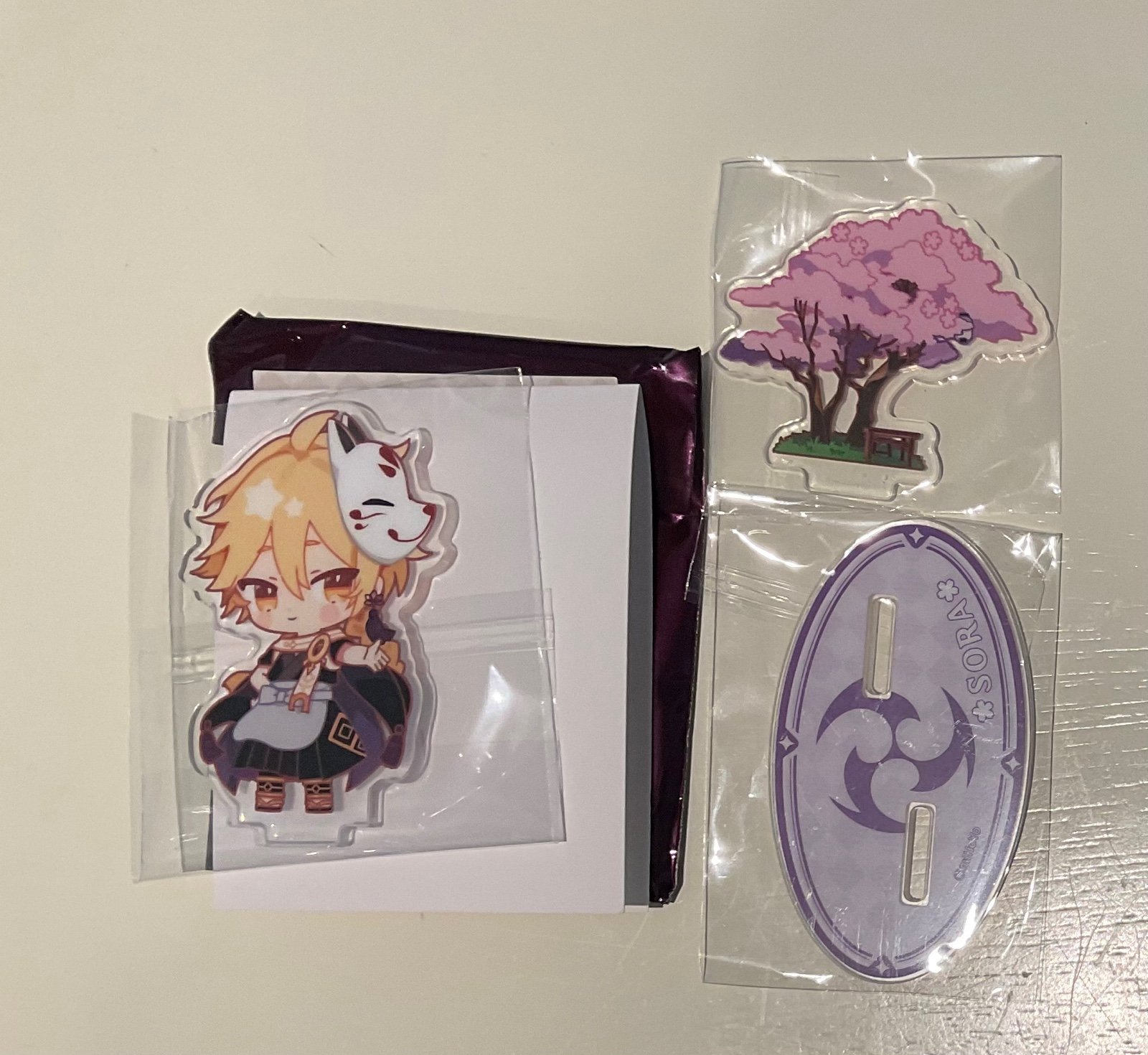 Genshin Impact Official Sweets Paradise Collab Chibi Aether Acrylic Stand