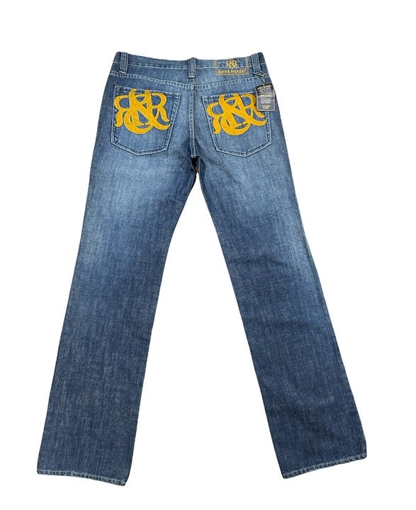 Rock & Republic Mens Henlee Size W36 Bootcut Boot Cut Jeans NEW