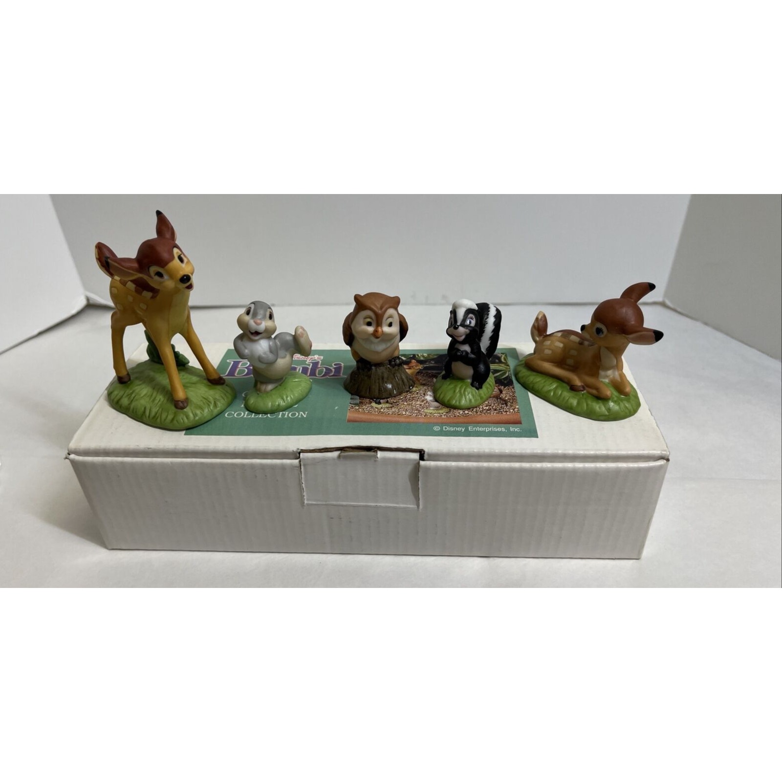 Walt Disney Kato Kogei Bambi Garden Figure 5 Piece Collection
