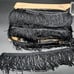 Black Rayon Fringe Trim 23 Yards For Crafts Costumes & Decor