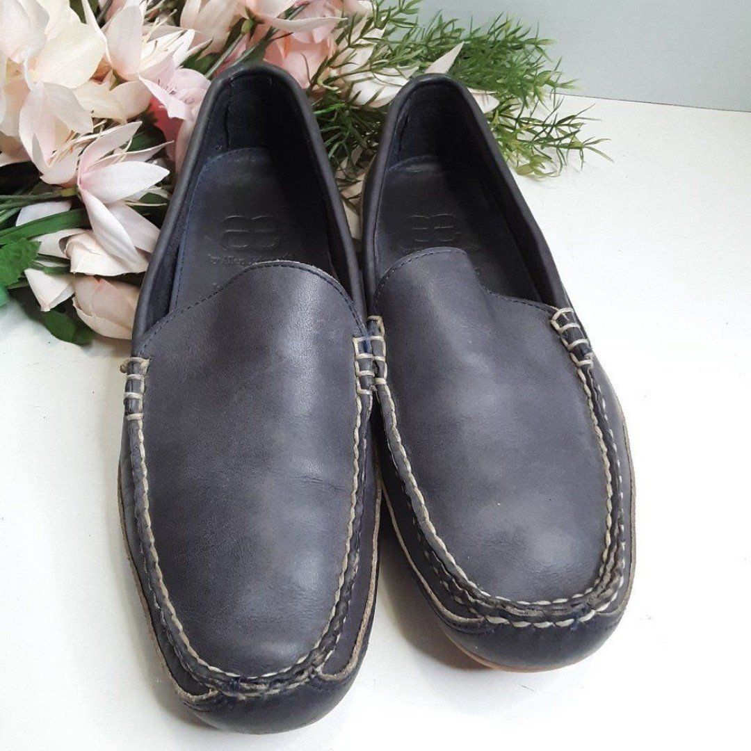 Allen Edmonds Interstate Men's 9D Grey Leather Loafer Shoes