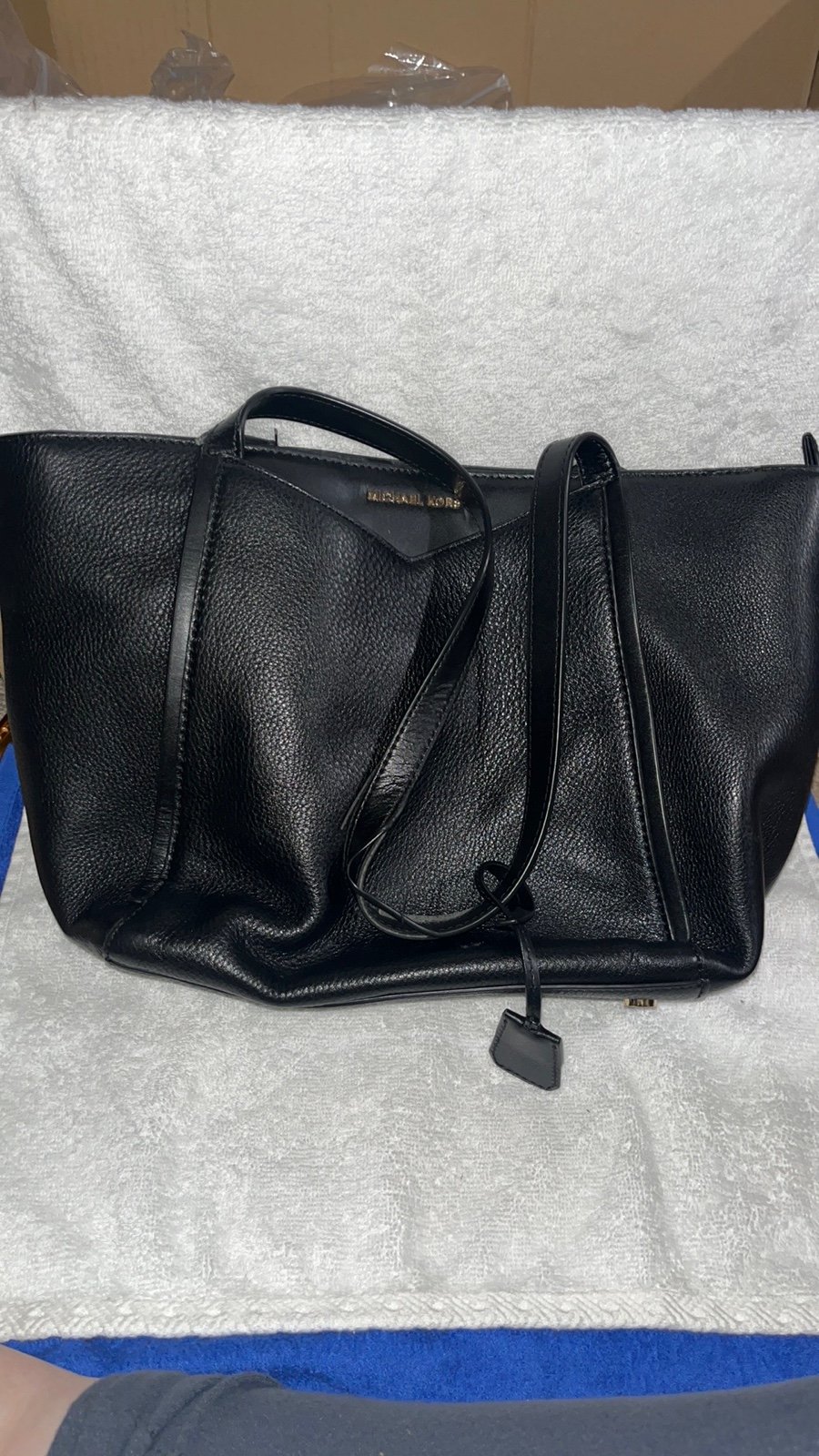 michael kors whitney large leather tote