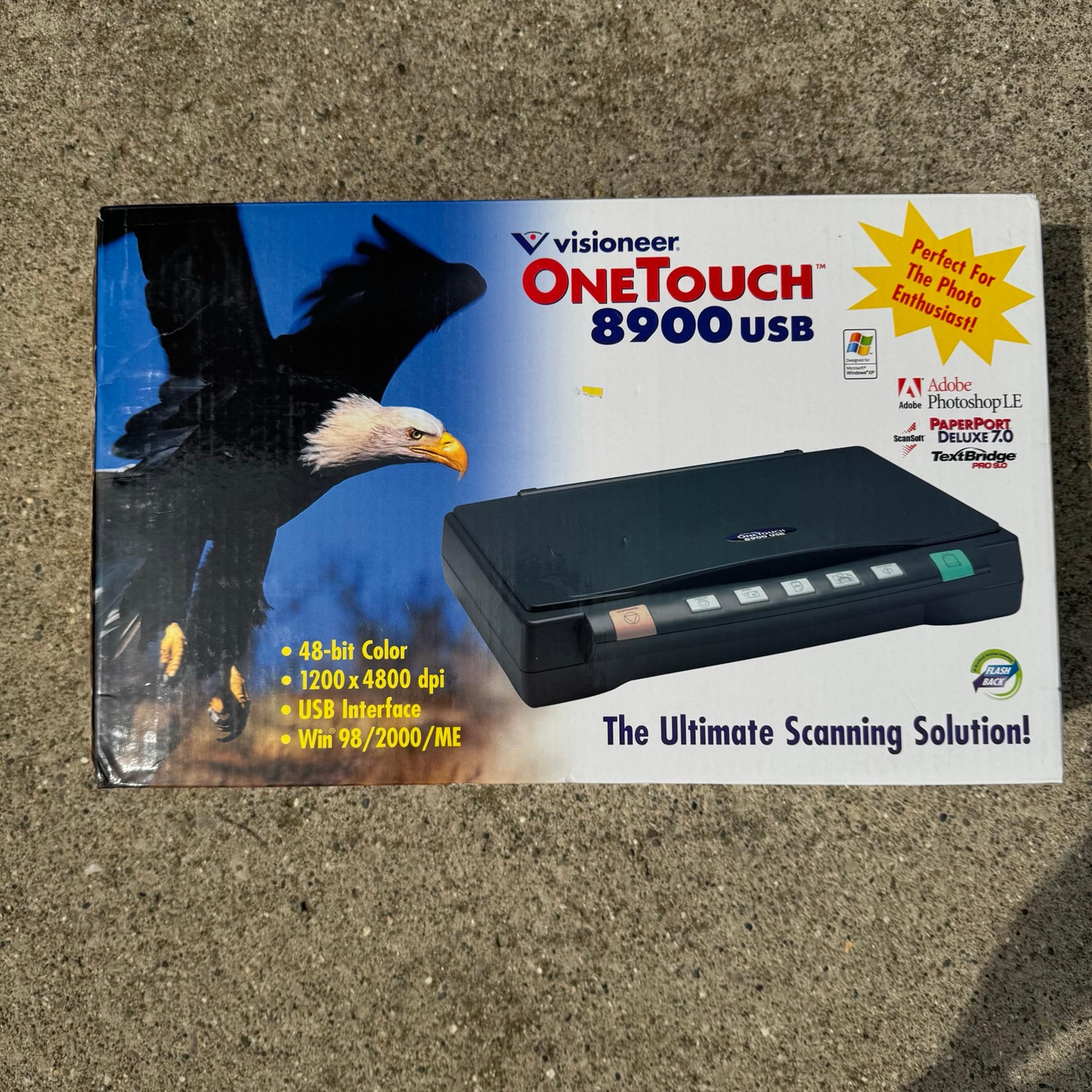 Visioneer OneTouch 8900 USB Flatbed 1200 x 4800 DPI Scanner 48-bit True Color