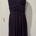 Suzi Chin A-line Dress Sz 16, Purple V-neck front/back. Ruched empire waist NWOT
