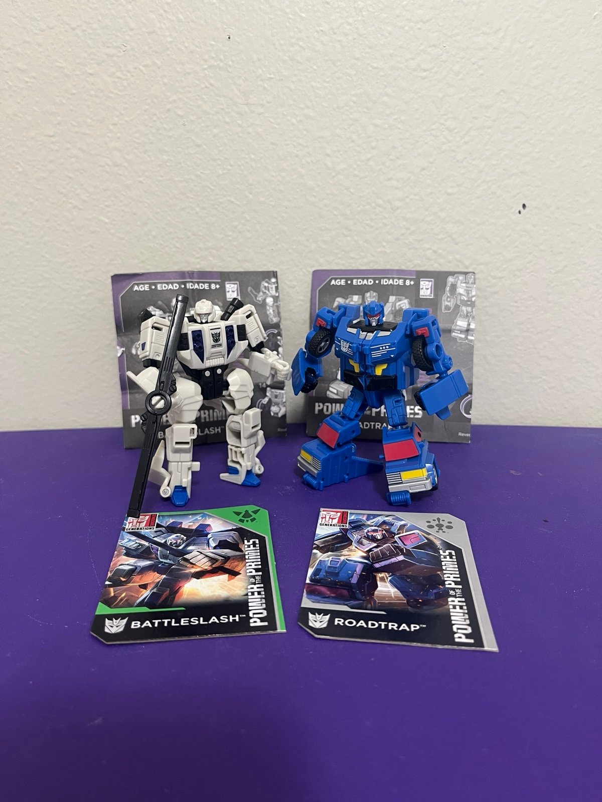 Transformers Power Of The Prime Battleslash & Roadtrap Complete