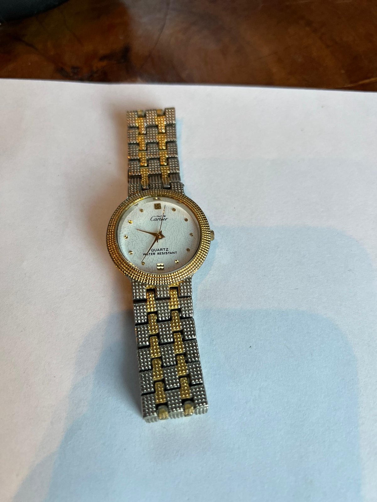 CARTIER FAUX MUST DE VINTAGE WATCH
