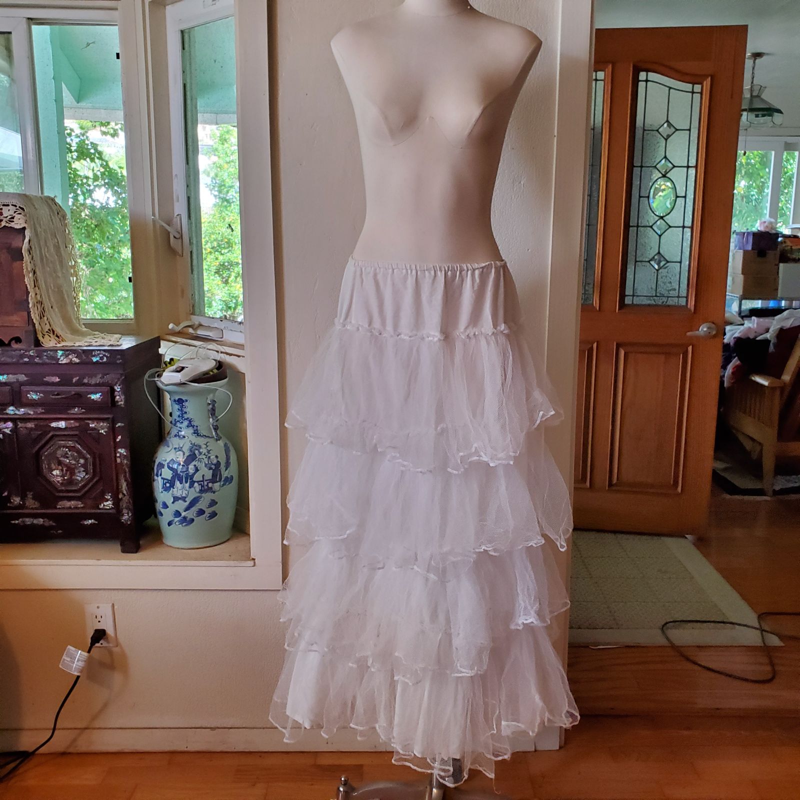 Long Steampunk Victorian Petticoat