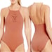 INTIMATELY FREE PEOPLE Coral Blush Seamless Solstice Boho Bodysuit Size XS/S