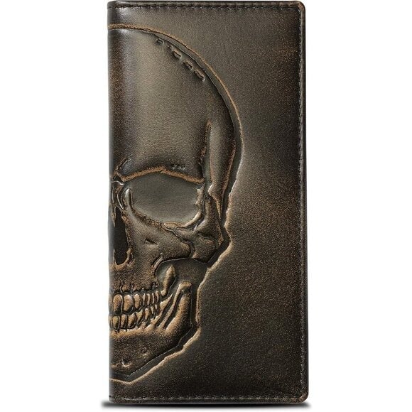 Premium Leather Wallet - Classic Burnished Finish, Slim & Stylish for Men