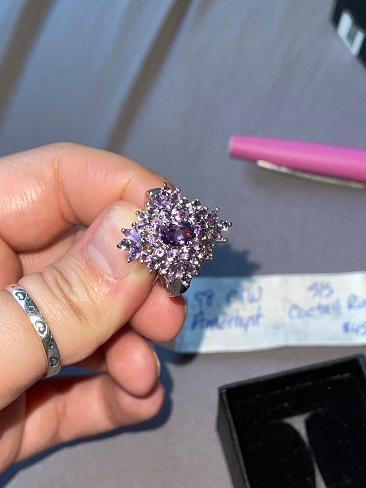 Amethyst ring