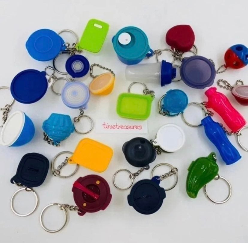 Tupperware keychain lot of 25 new bundle tinietreasures