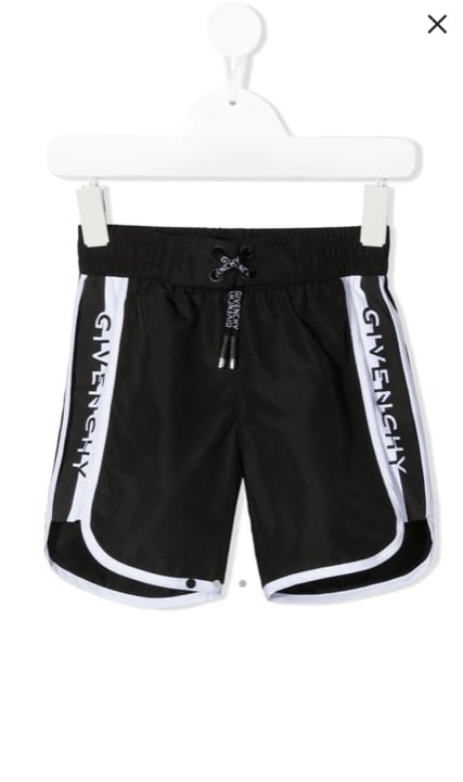 Givenchy Kids logo-embellished swim shorts