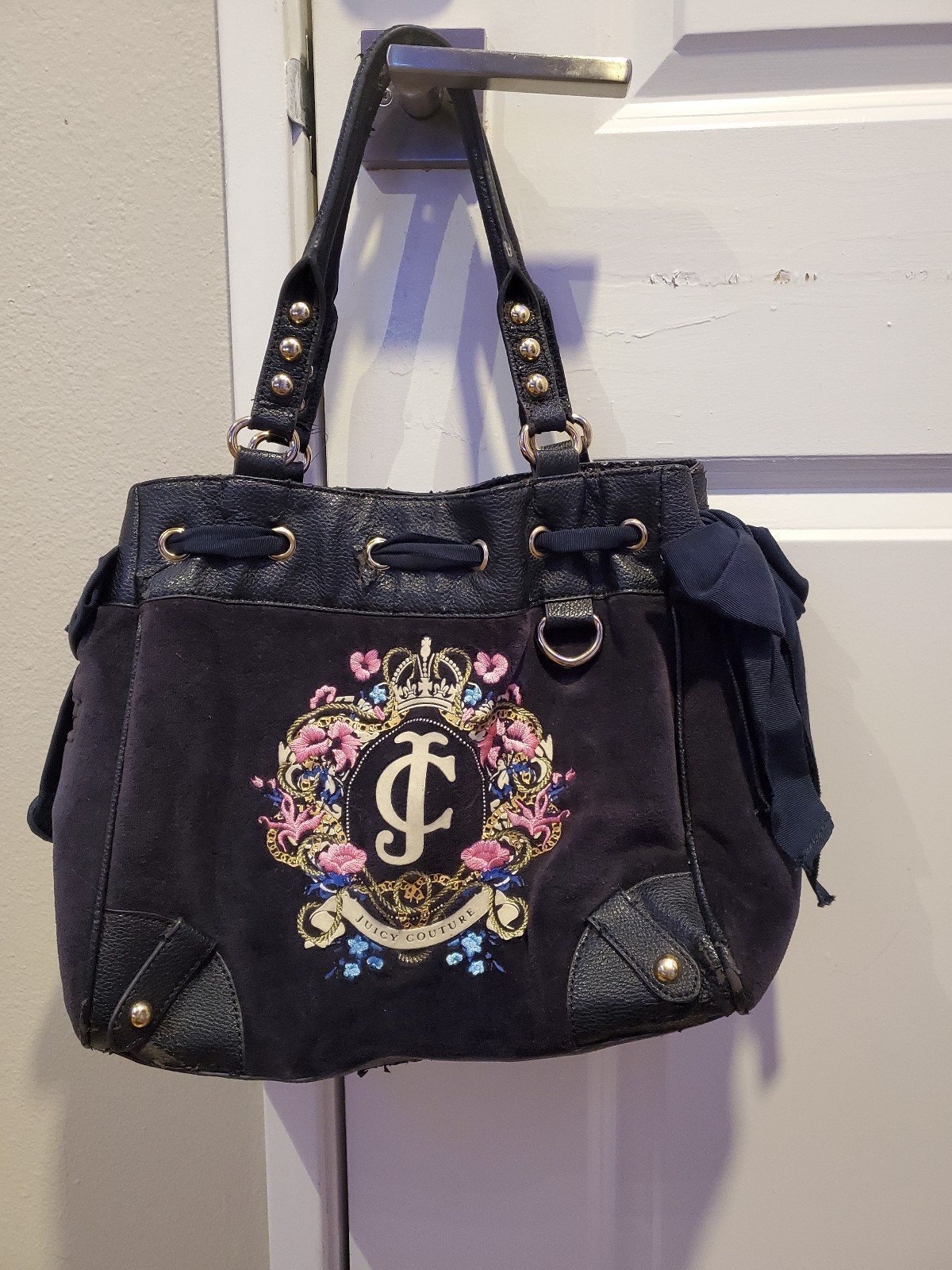 Y2k/2000's Juicy Couture Navy Blue Daydreamer Purse